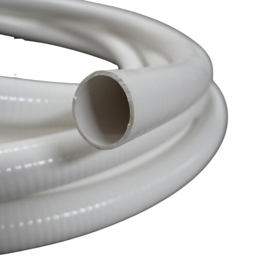 (15 Meter) 1,5 PVC-Flex-Schlauch Spiralschlauch Pumpenschlauch Druckschlauch fr Pools Whirlpools chlorbestndig Rollenware