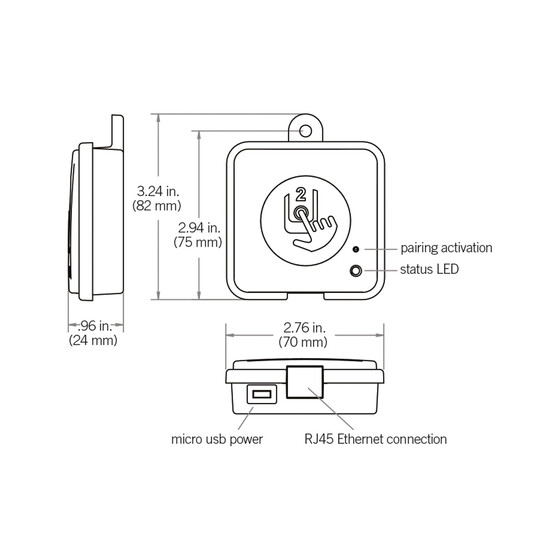 Gecko in.touch 2 WLAN-Modul, Whirlpool-Fernbedienung