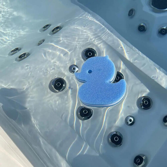 Billy Clean &ndash; Schwimmender Schmutz absorbierender Schwamm fr Whirlpool und Pool