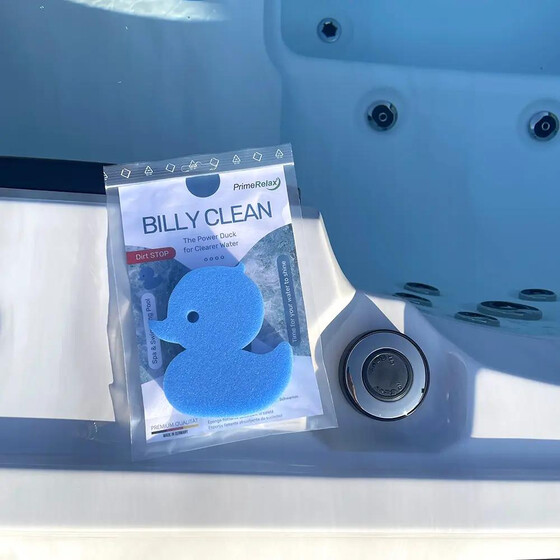 Billy Clean &ndash; Schwimmender Schmutz absorbierender Schwamm fr Whirlpool und Pool