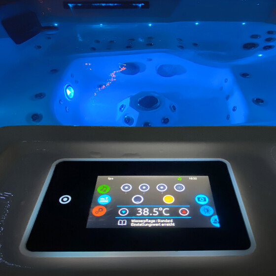 Gecko Whirlpool Bedienfeld in.k1001 mit Farb-Touchscreen Whirlpool Display