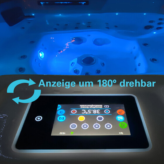 Gecko Whirlpool Bedienfeld in.k1001 mit Farb-Touchscreen Whirlpool Display